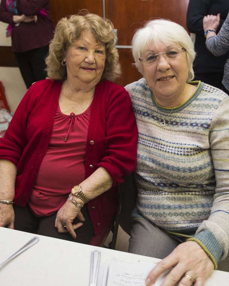 3.Jean Clayton and Marion Summer pictured at the Winter Well event in Coleraine.