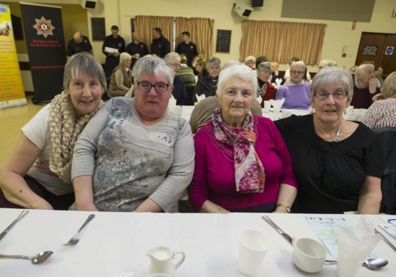 4.Mary Patterson, Karen Carey, Maisie Millar and Kathleen Taggart pictured at the Winter Well event in Coleraine.