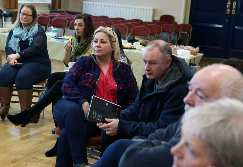 Pictured are participants from community organisations who attended the Inspiring Ideas workshop in Ballymoney Town Hall recently.