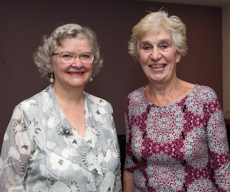 Yvonne Boyle and Joyce McMullan from the Zomba Action Project pictured at the recent reception.