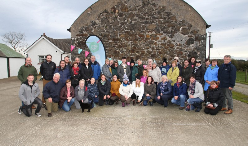 Participants of the recent Familiarisation Trip organised by Causeway Coast and Glens Borough Council’s Tourism Team pictured at Broughgammon Farm along with the Mayor Councillor Sean Bateson.