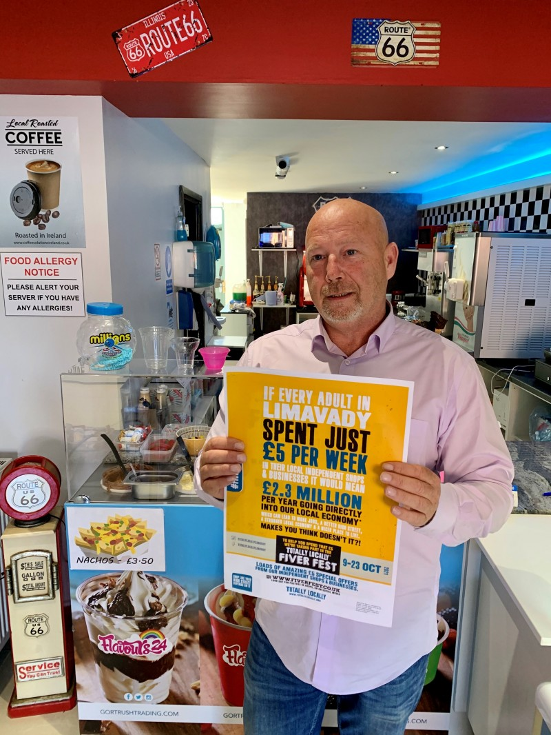 Local, independent, and taking part in Fiver Fest this March 12 – 26, who could resist a £5 treat at Route 66 in Limavady.