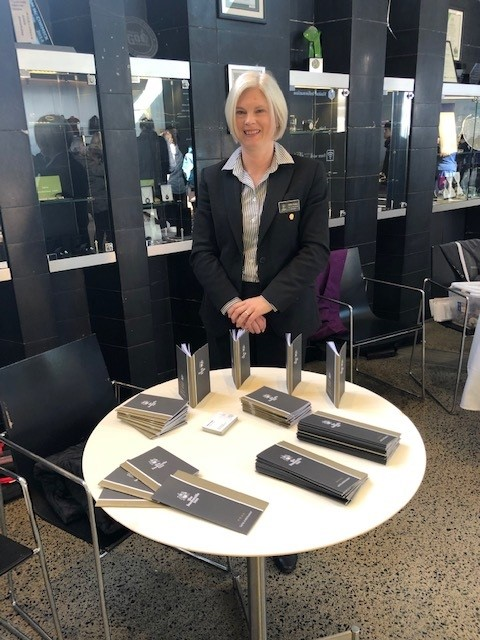 Nikki Picken from The Bushmills Inn at the hospitality and tourism industry career event organised by Causeway Coast and Glens Borough Council in partnership with The Springboard Charity.
