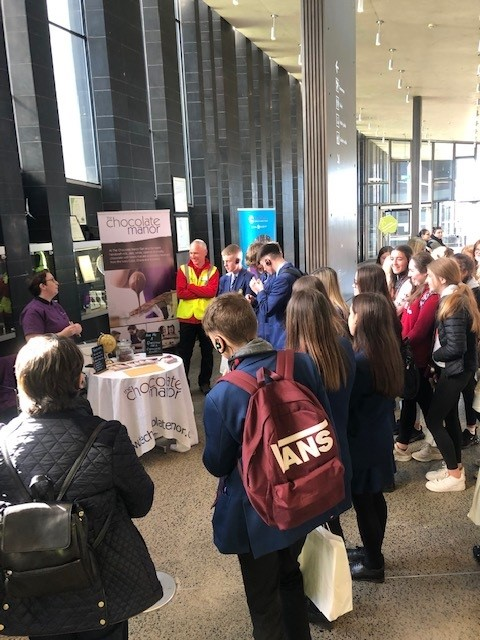 Pupils at the event were able to find out more about the job opportunities and careers pathways available within the hospitality and tourism industry.