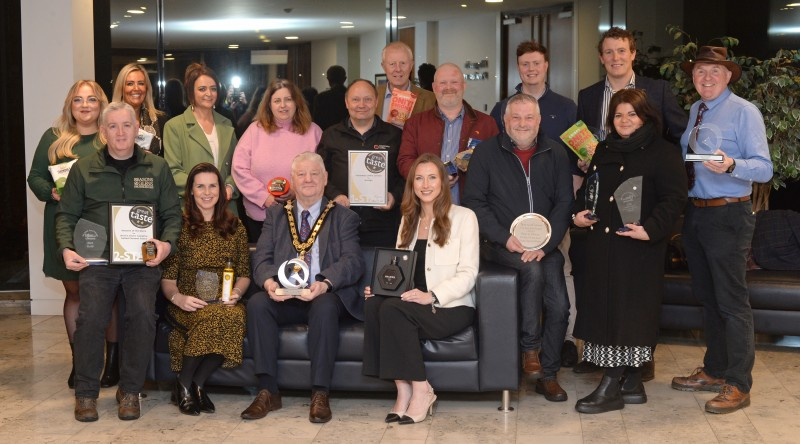Mayor oMayor of Causeway Coast and Glens, Councillor Steven Callaghan hosts a civic reception in Cloonavin for local award-winning food and drink producers.f Causeway Coast and Glens, Councillor Steven Callaghan hosts a civic reception in Cloonavin for local award-winning food and drink producers.