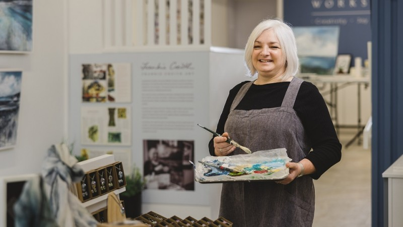 Frankie Creith is one of the local makers who will feature in Flowerfield Arts Centre’s new Causeway Craft Trail Showcase Exhibition, open from June 18th – August 31st 2022.