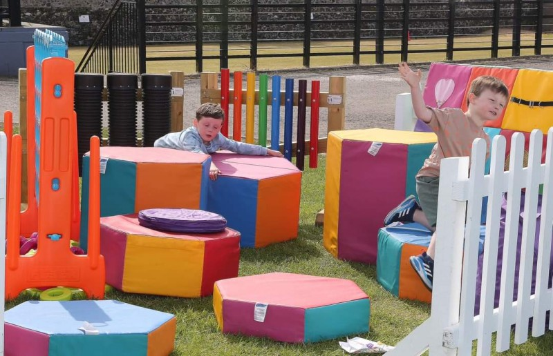 Council’s new inclusive play equipment.