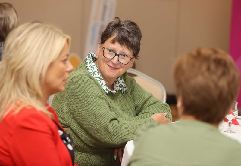 Vera Boyd from Platinum Care pictured at the Positive Ageing Month Labour Market Partnership event held in The Lodge Hotel Coleraine.