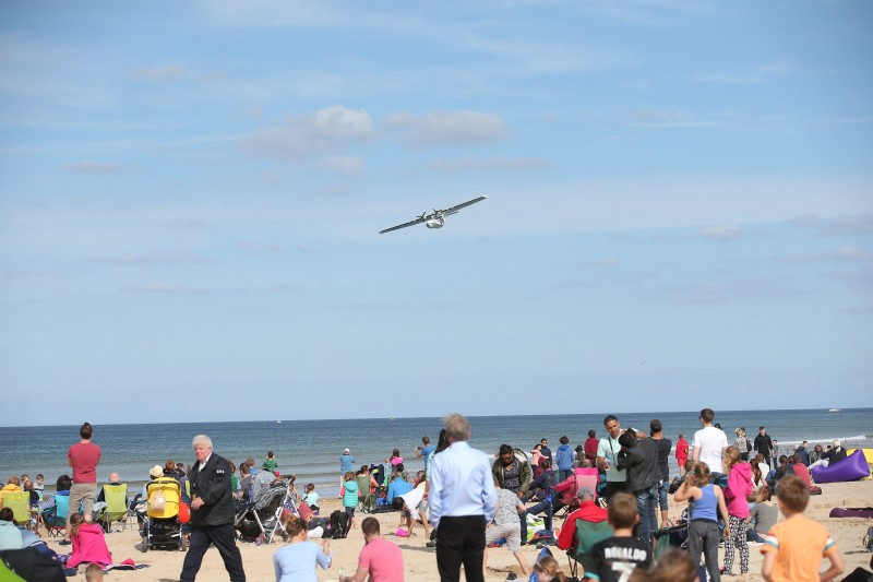 A graceful display by The Catalina Flying Boat at East Strand, Portrush