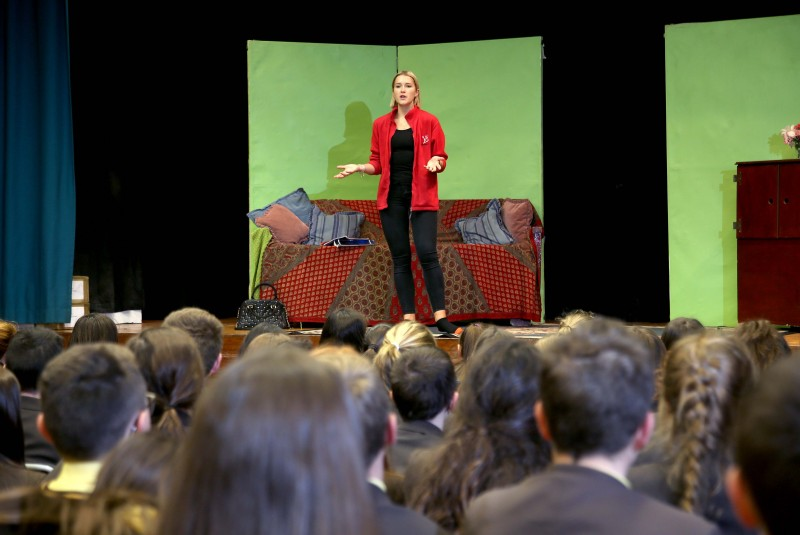 The educational play ‘Last Orders’ was performed for Year 10 pupils at Cross and Passion College.