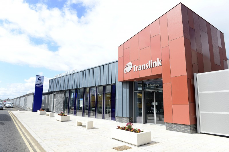 Pictured is the new £5.6m train station delivered through the Department for Communities’ Portrush Regneration Programme.  The state of the art facility has transformed this area of the town and created a strong sense of arrival to one of Northern Ireland’s top resorts.