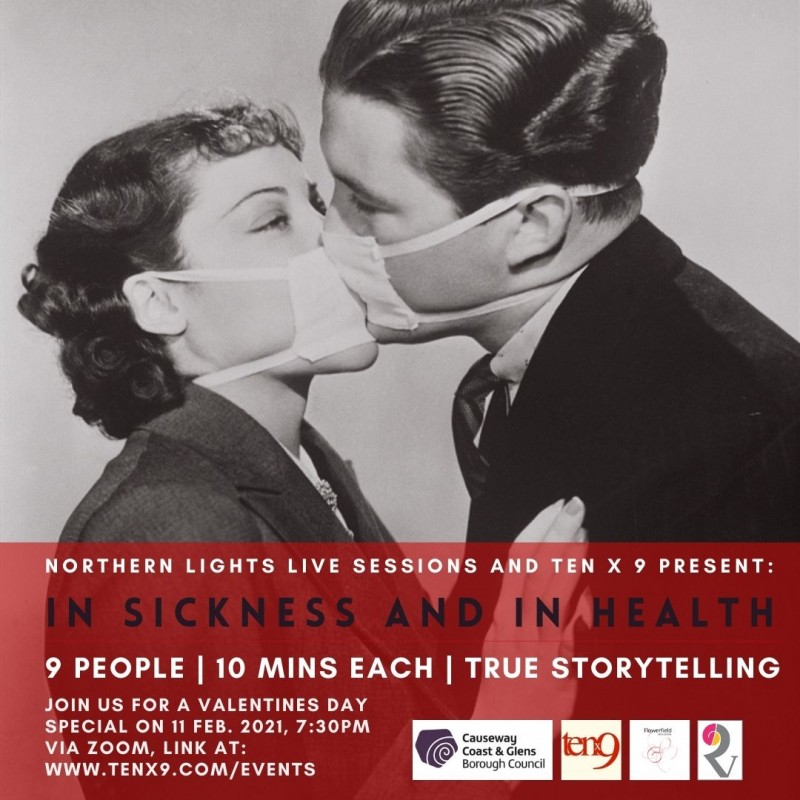 True ten minute stories about sickness & health at a ​storytelling event from the acclaimed Tenx9