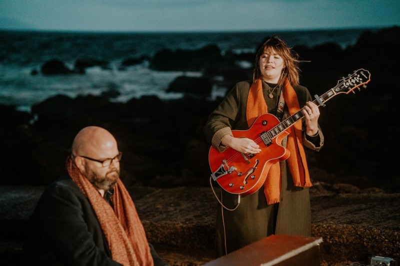 The Darkling Air is Rachel McCarthy and Michael Keeney. The music involves voice, piano and guitar and is often wreathed in string arrangements featuring Arco String Quartet.