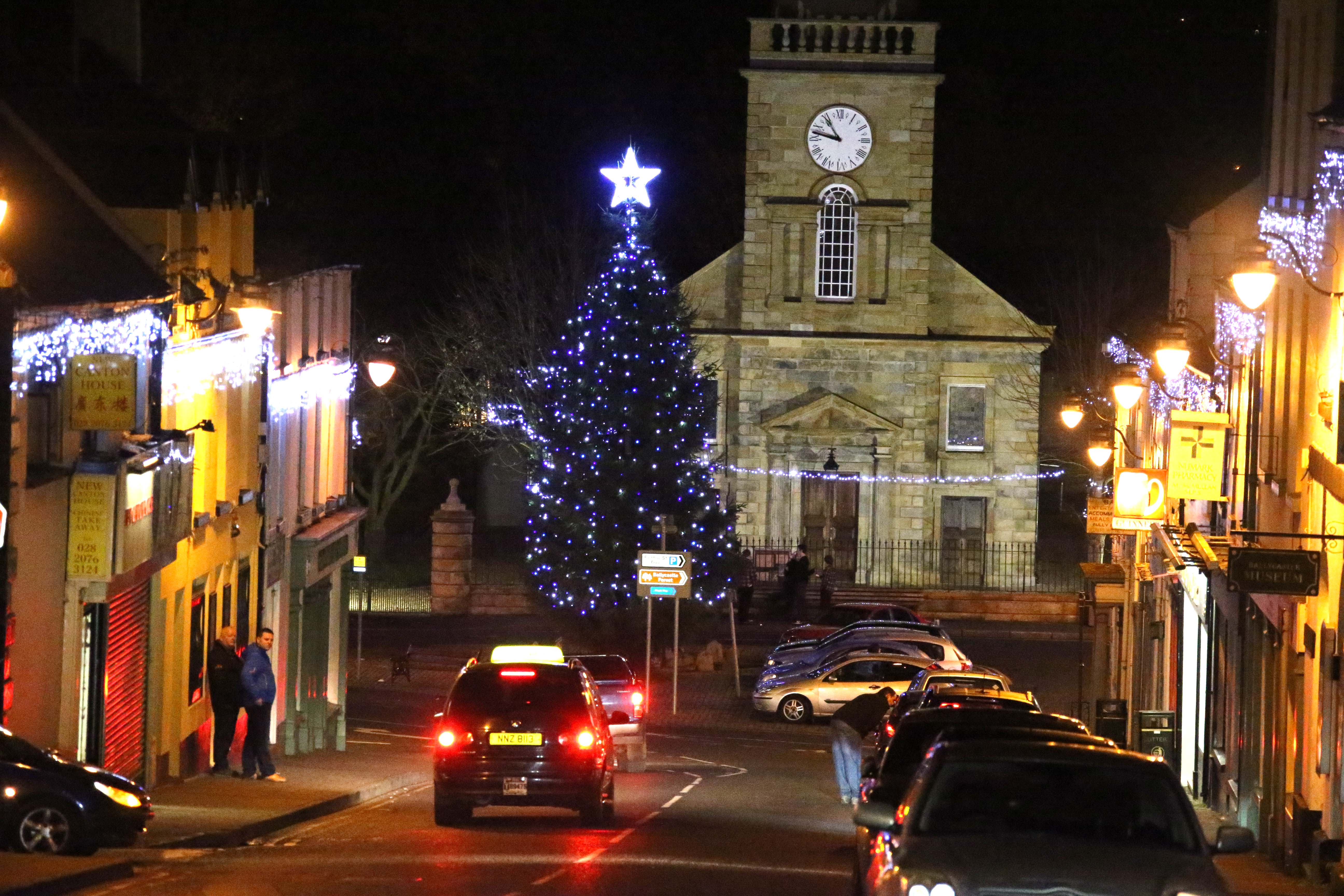 Christmas lights shine brightly across the Borough Causeway Coast