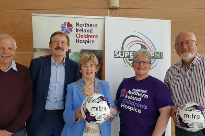 Super Cup N.I  with support from Council puts local children's hospice at the heart of their tournament