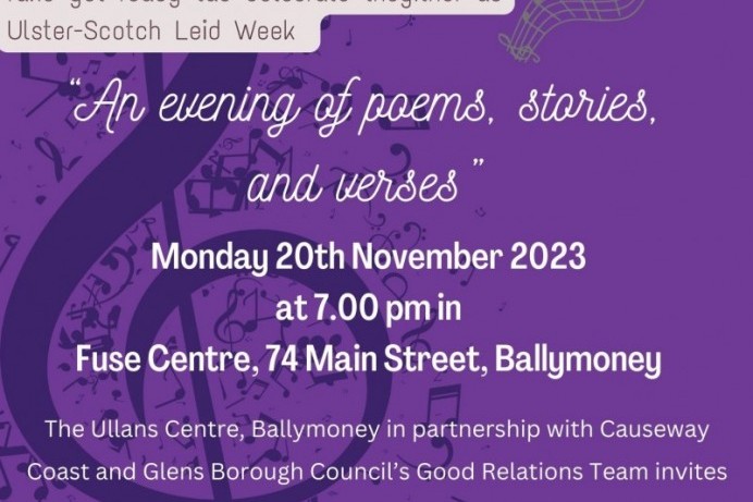 Causeway Coast and Glens Borough Council mark Ulster-Scots Language Week 2023 with music, poetry and chat