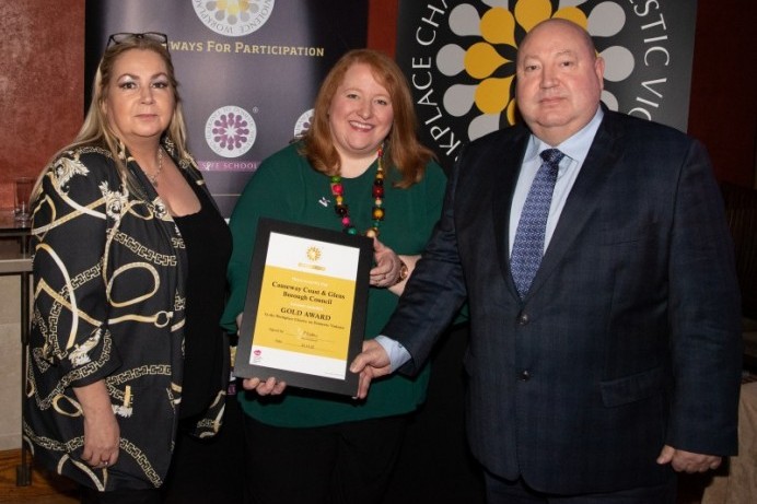 Gold Workplace Charter Award for Causeway Coast and Glens Borough Council
