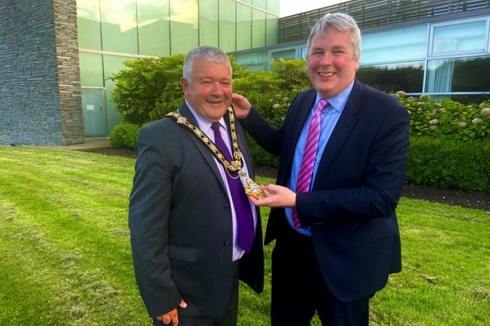 Councillor Ivor Wallace confirmed as the new Mayor of Causeway Coast and Glens Borough Council.