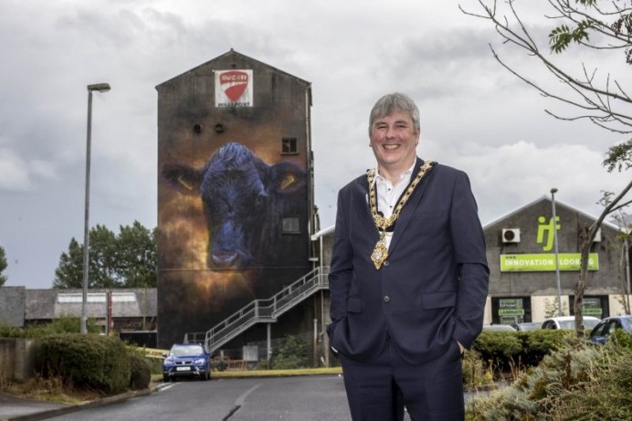 Street art sets the scene for renewed town centre vibrancy in Causeway Coast and Glens