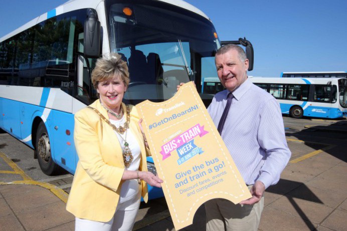 Mayor calls on Causeway Coast and Glens public to get on board Bus and Train Week