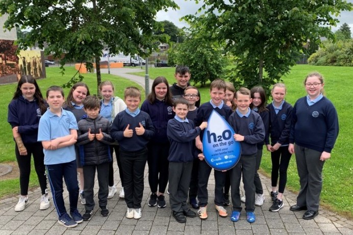 Thirsty work for Carhill pupils as they embark on H20 On The Go campaign in Garvagh