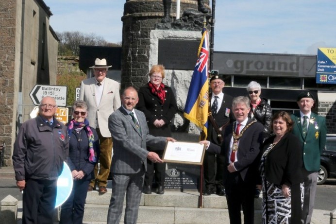 Royal British Legion centenary recognised with civic gift