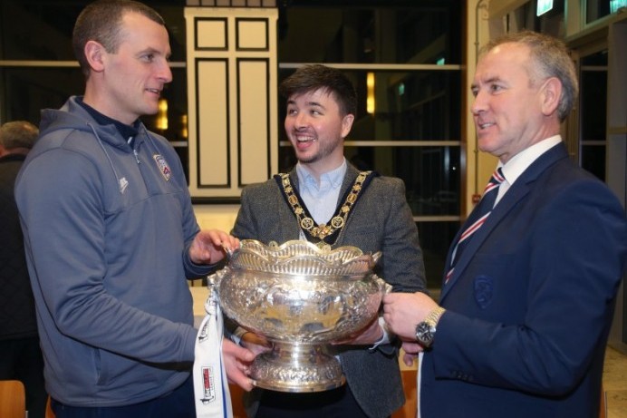 Mayor’s reception for Coleraine FC following League Cup win