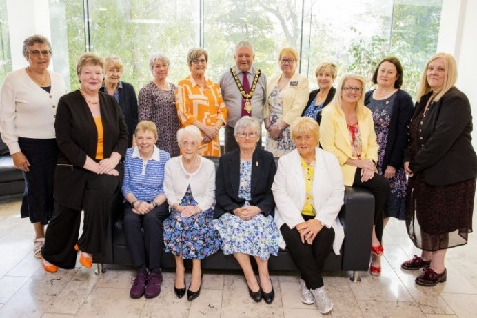 Mayor recognises women of UDR Greenfinches on 50th anniversary 