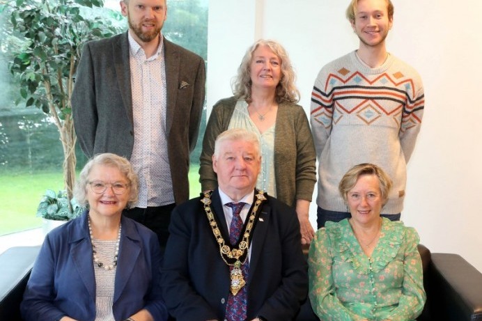 Mayor congratulates bursary recipients enrolled in John Hewitt Society International Summer School