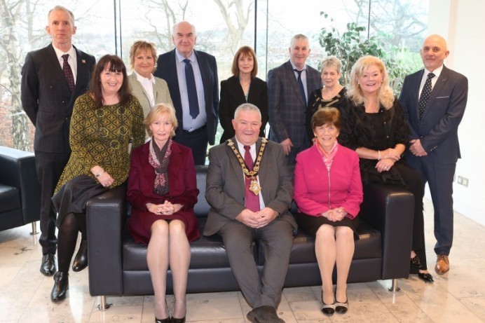 New Year Honours recipients attend reception in Cloonavin