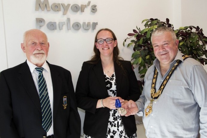 Mayor’s reception recognises success of visually impaired judo player