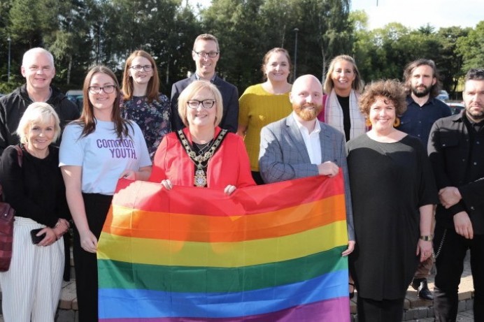 Mayor hosts reception for LGBT support groups