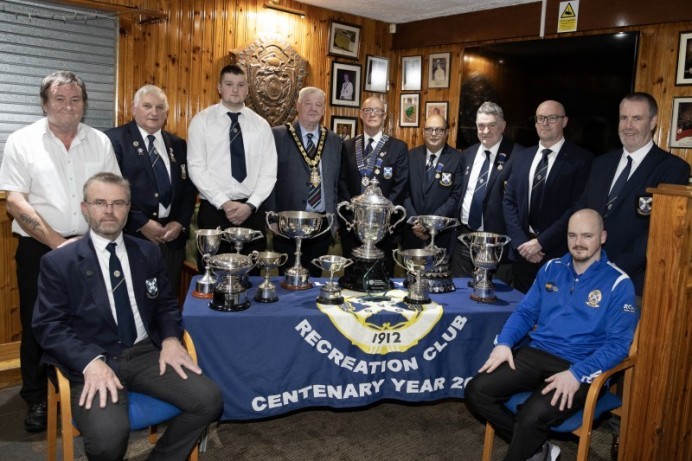 Mayor recognises Limavady Recreation Club on historic Irish Senior Cup win