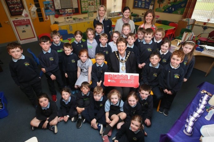 PlasticSmart award for St Patrick’s Primary School in Glenariff