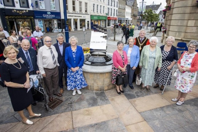 Memorial unveiling marks 50th anniversary of Coleraine bomb