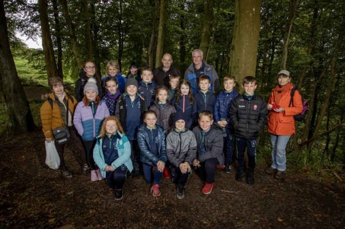 School children enjoy educational visit to Mountsandel Wood