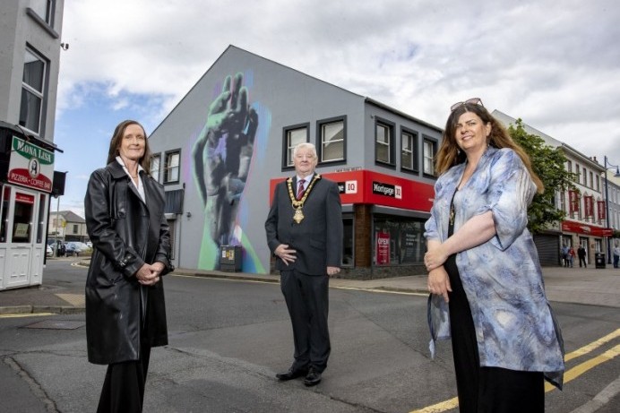 Town centre street art adds creative element to Coleraine Revitalise scheme