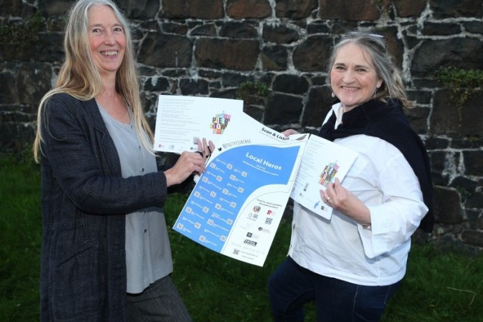 Poetry Town poem for Ballycastle unveiled by Kate Newmann