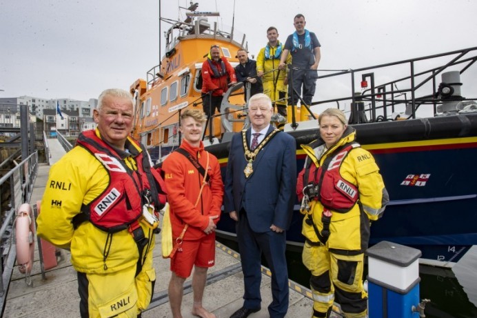 Mayor officially launches charity partnership with RNLI