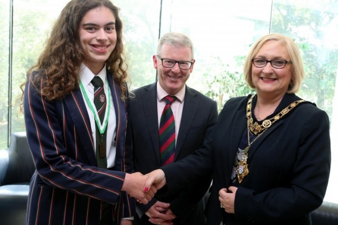 Civic reception held for school’s Champion rowers