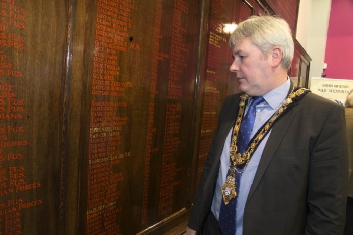 War Memorial Boards go on display at Roe Valley Arts and Cultural Centre
