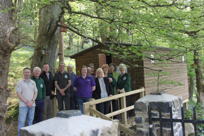 The North Coasts First Red Squirrel Viewing Hide opens in Cregagh Wood