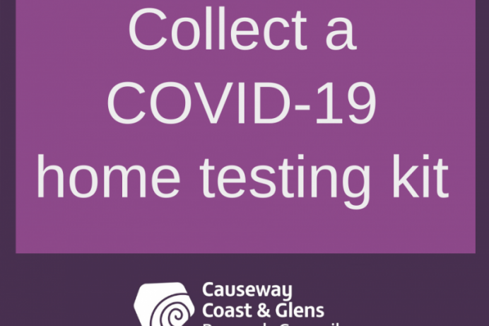 COVID-19 home testing kits now available for collection from Riada House in Ballymoney