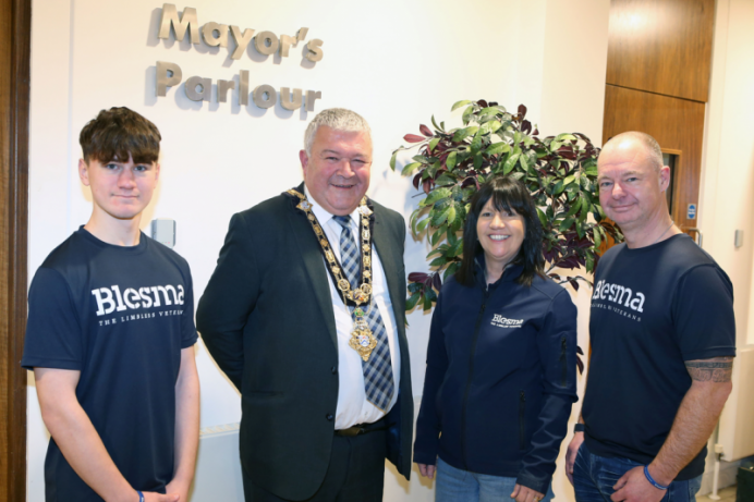 Mayor’s reception for Iain and Cameron McAfee marks fundraising efforts for Blesma