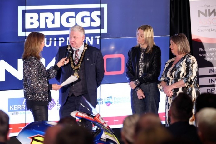 Road racing fans ‘Meet the Stars’ at launch of Briggs Equipment North West 200 