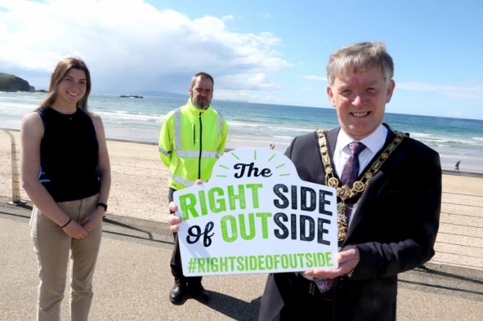 Causeway Coast and Glens Borough Council supports Walk NI’s ‘The Right Side of Outside’ Campaign