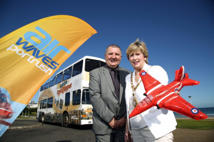 Translink support Air Waves Portrush with free shuttle bus service!