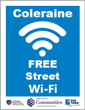 Coleraine goes online, on the street!
