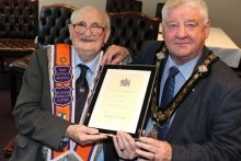 Mayor honours long-serving Orangeman Cauley Moffatt